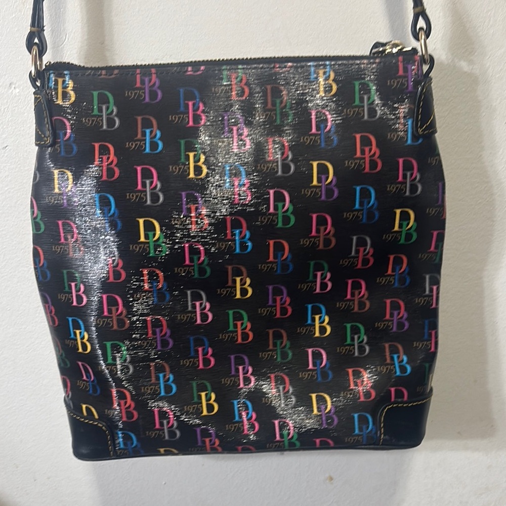 Dooney & Bourke Black Crossbody Bag with Gold Hardware - Picture 5 of 11
